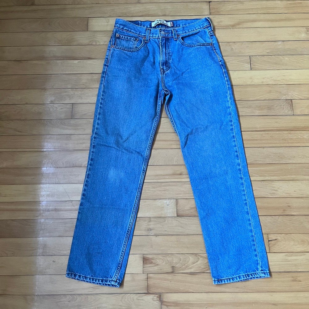 Levis 516 Slim Fit Jeans Mens 33x30 Medium Wash Blue Straight Leg Denim Canada